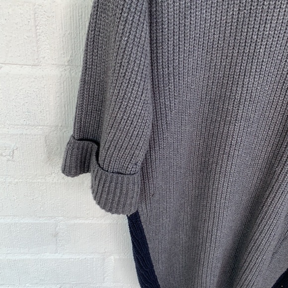 Anthropologie Moth Cuff Sleeve Color Block Tunic Sweater sz S - Picture 3 of 9